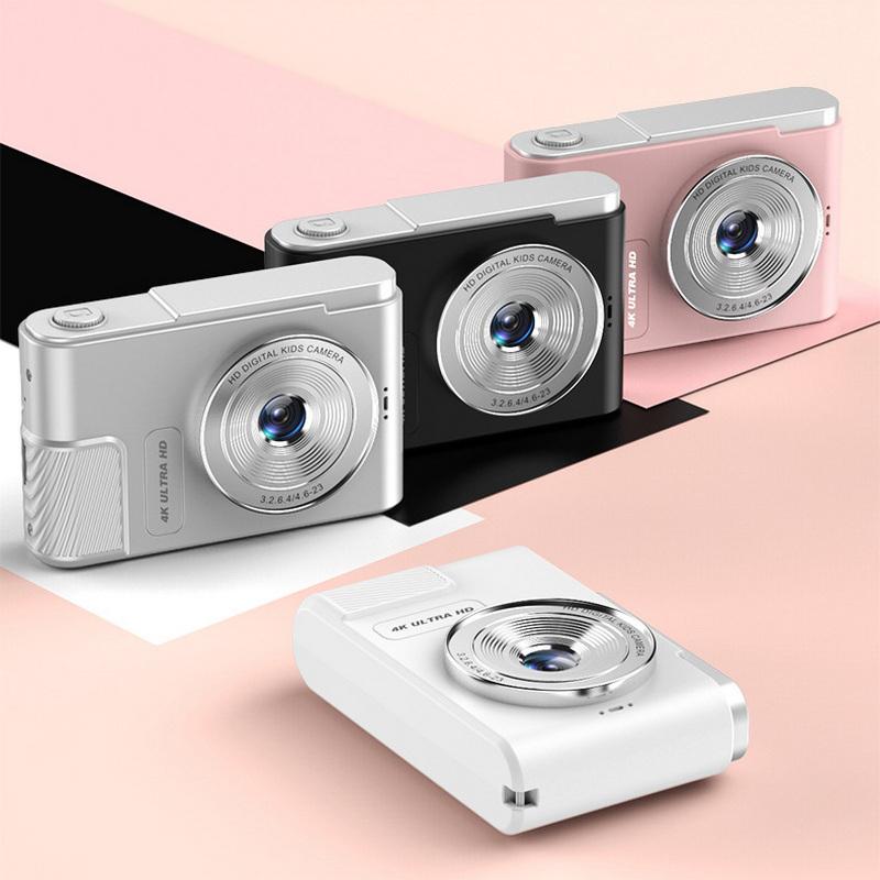 1 Комплект 44 Мп HD Мини Фотокамера 2,4 Дюйма 4K Цифровые Камеры 8-кратный Быстрый Зум Видео Поддерживает Игровые Функции И Тепловизионную Камеру