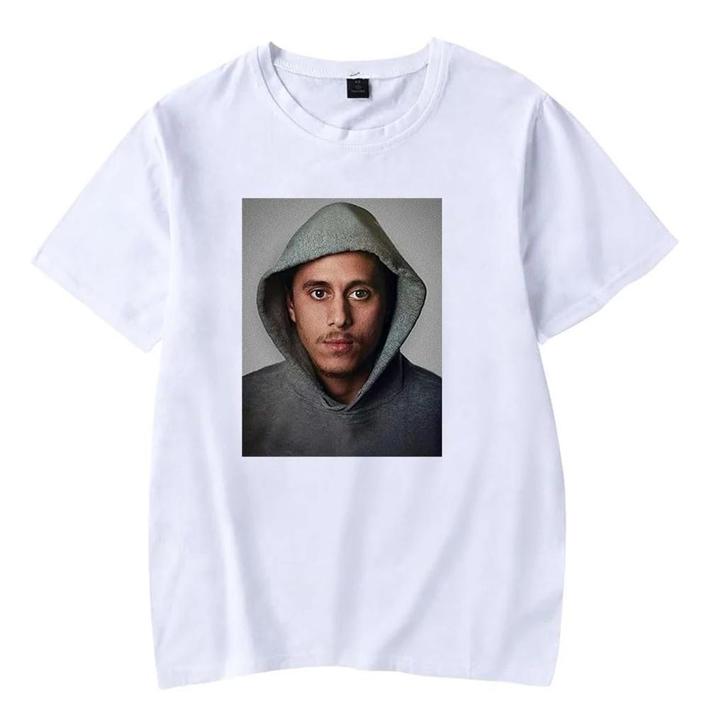 Хлопковая футболка Canserbero Альбом Высокое качество Короткий рукав Женская Мужская Круглый вырез Топ Летний Повседневный Футболка рэпера Модная одежда