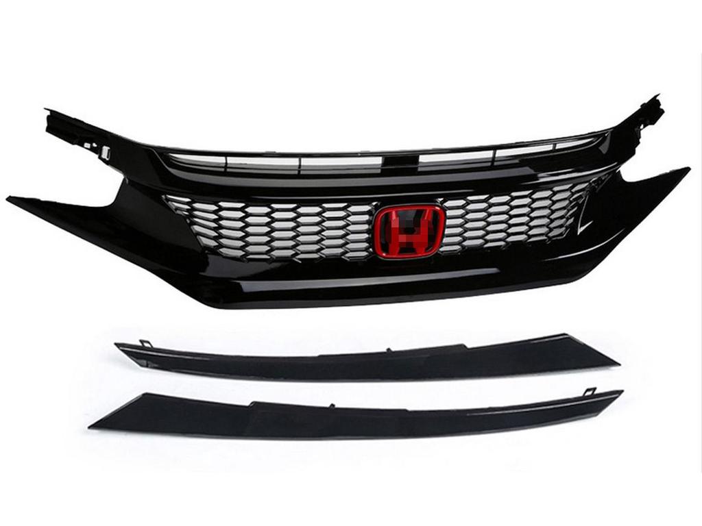 Модели Civic RS (16-21) Широкий обвес для трека: Передний спойлер-губа, задний спойлер, задний диффузор, боковые юбки, спойлер на крышу для FC450.