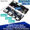 QC4.0 QC3.0 LED Dual USB 5V 4.5A 22.5W Micro/Type-C USB Mobile Power Bank 18650 Charging Module Temperature / Circuit Protection