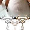 Sexy Nipple Ring Rhinestone Dangle Chain Body Piercing Barbell Jewelry