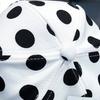 Embroidered Dots and Letters Curved Brim Cap Sun Protection Sun Hat  for Spring and Autumn