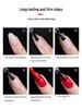 AS Nail Art Гель против отслоек Топ и Базовое покрытие без липкого слоя Светотерапия Прозрачный набор - Долговечное укрепление.
