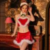 Sexy Underwear Velvet Love Suspender Christmas Nightgown Sexy Waist Revealing Temptation Uniform