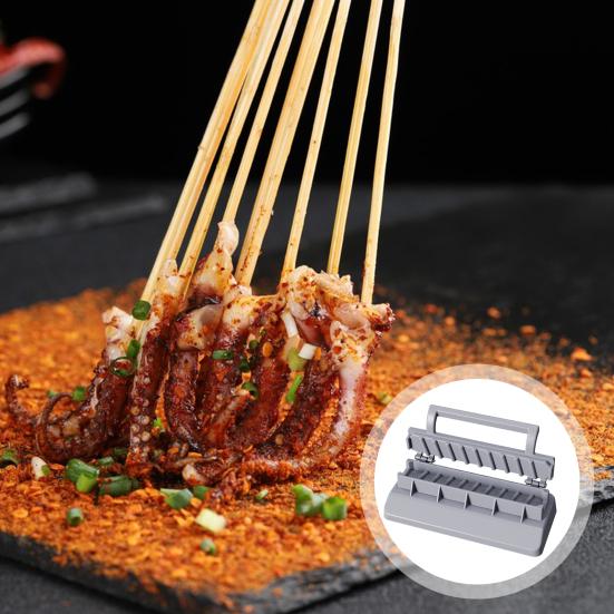 Приспособление для приготовления шашлыка, портативная ручная форма для кебаба, простая в использовании машина для кебаба для домашних поваров, пикников, кемпинга