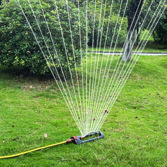 Спринклер Садовый шланговый спринклер Регулируемый диапазон полива 19 отверстий Дизайн Универсальный простой в подключении автоматический разбрызгиватель воды