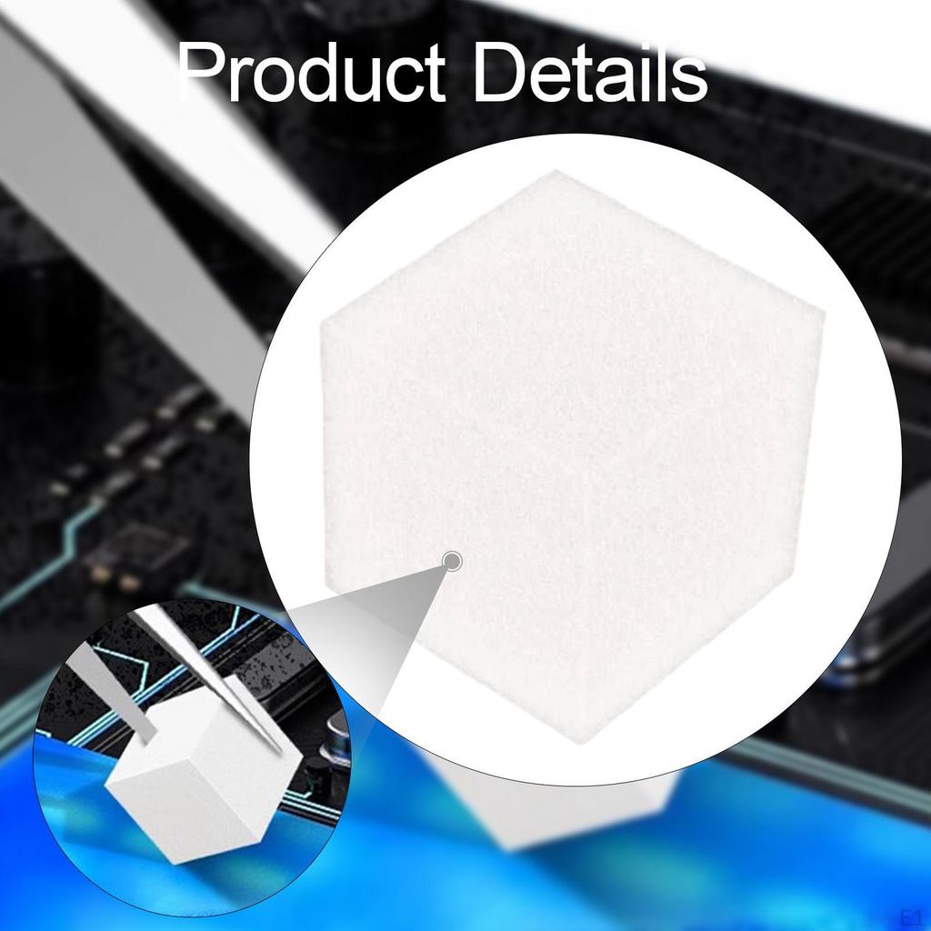 500 Pieces Nano Cleaning Sponges Wiping Tools Strong Adsorption High Density for Mobile