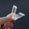 Прозрачный пластиковый зажим для типсов для быстрого наращивания и удлинения УФ-гелем - Инструмент для DIY маникюра