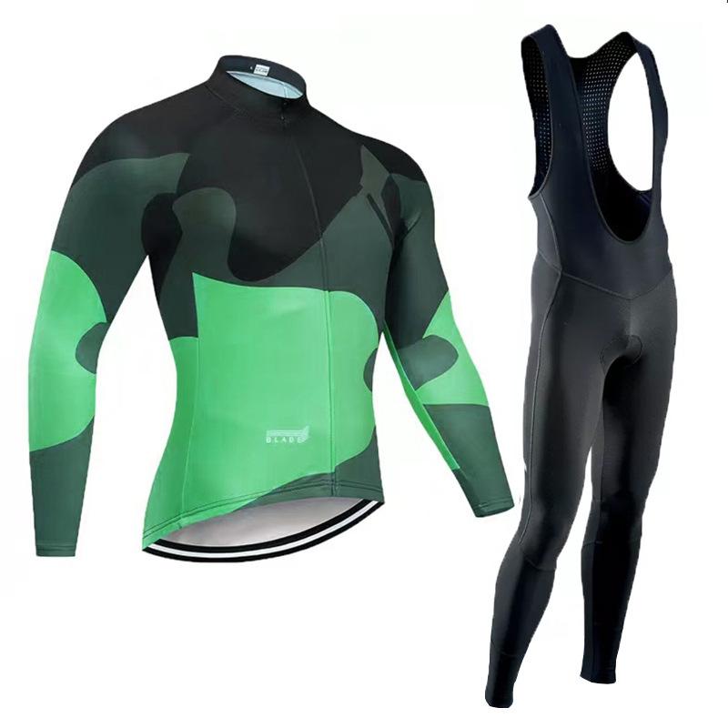2023 Cross-border cycling suit Tour de France long-sleeved suit for summer breathable events