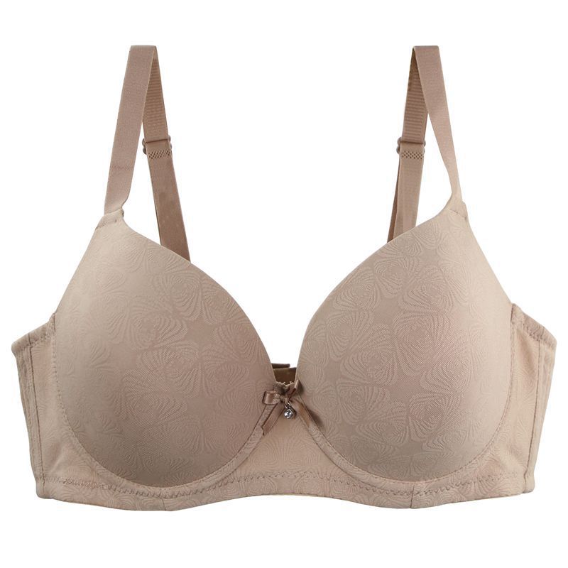 Source Bra Adjustable Large Size Women's Underwear Lace Breathable Glossy Anti-sagging Bra Source