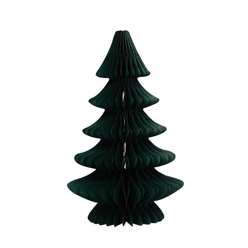 Большое елочное украшение 3D сотовый шар складная бумажная елка Navidad украшения настольный подвесной рождественский декор