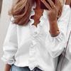 Женская мода повседневные летние весенние блузки и рубашки с длинным рукавом женские топы и рубашки больших размеров