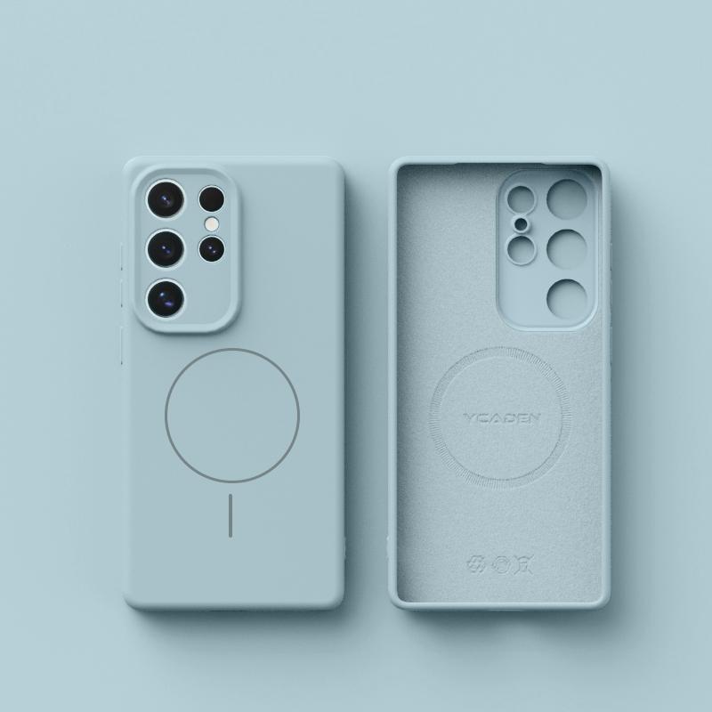 Чехол S25 Ultra Магнитный Для Magsafe Жидкий Силикон Мягкая Крышка Телефона Для Samsung Galaxy S26 Ultra S25 S24 S23 S22 Plus Capa