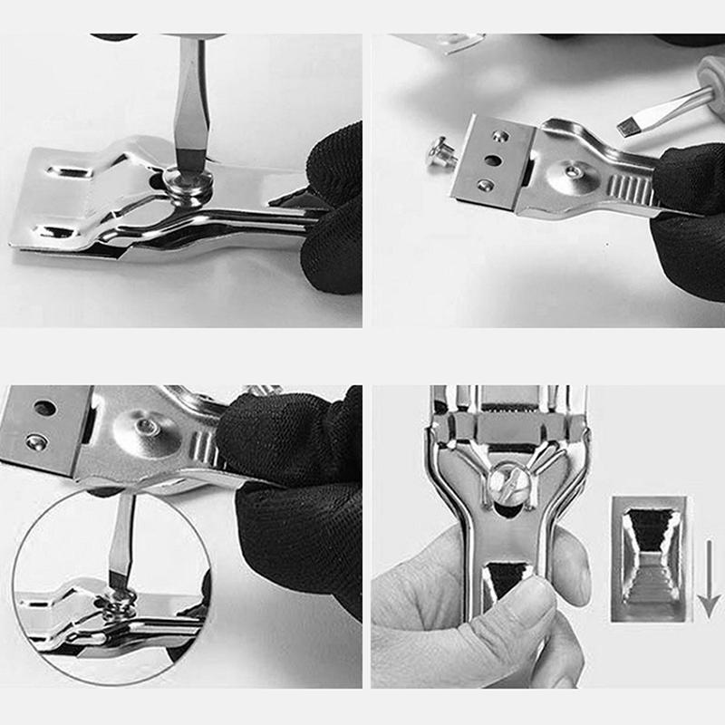 Скребок для чистки плиты, стеклокерамика, 5 шт. лезвий для чистки духовки