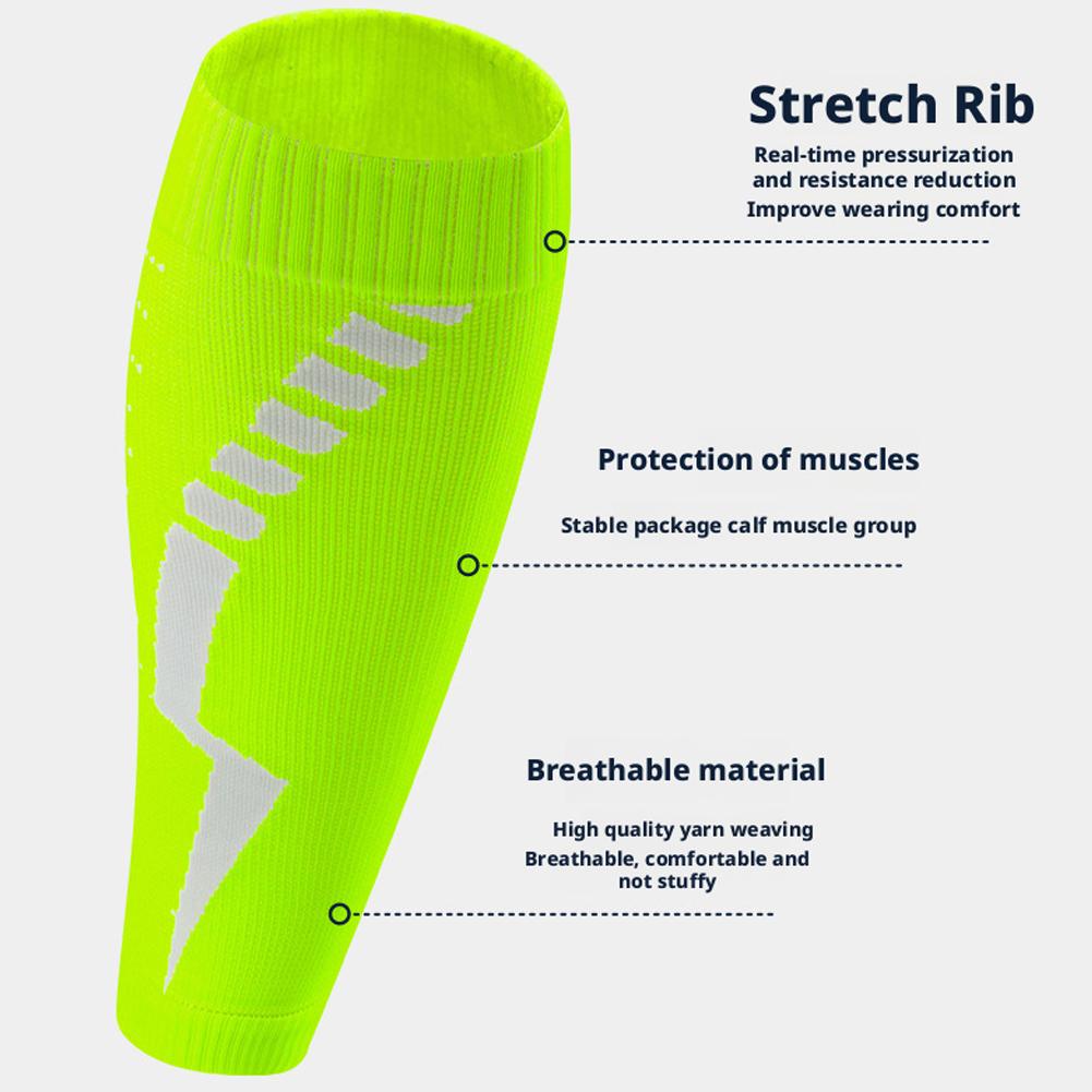 1PC Calf Compression Sleeves Leg Compression Sleeve Footless Compression Socks Calf Support Leg Socks For Football Running