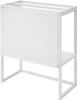 Yamazaki Jitsugyo Aquarium Rack White W61 X D34 X H70cm Tower Aquarium Stand Blindfold Storage Rack 1961 (Yamazaki)