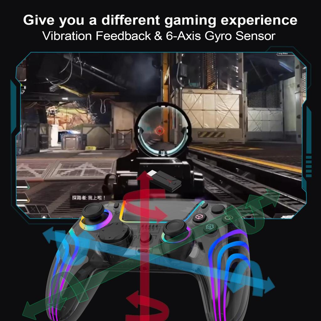 Для PS5 Контроллер Вибрация Бесшовное Соединение Bluetooth Управление Для Sony PlayStation 5 Видео Игровая Консоль ПК Геймпад Аксессуары
