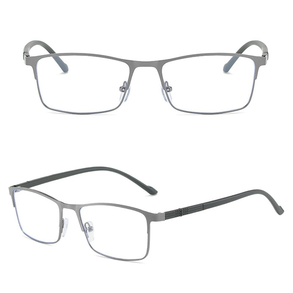 Модные очки от близорукости с защитой от синего света для женщин и мужчин, деловые, металлические, полнокадровые очки -100 -150 -200 -250 -300 -350 -400 -450 -500