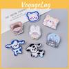 Adorable Cartoon Dog Rabbit Cow Brooches For Backpack And Handbag Decoration