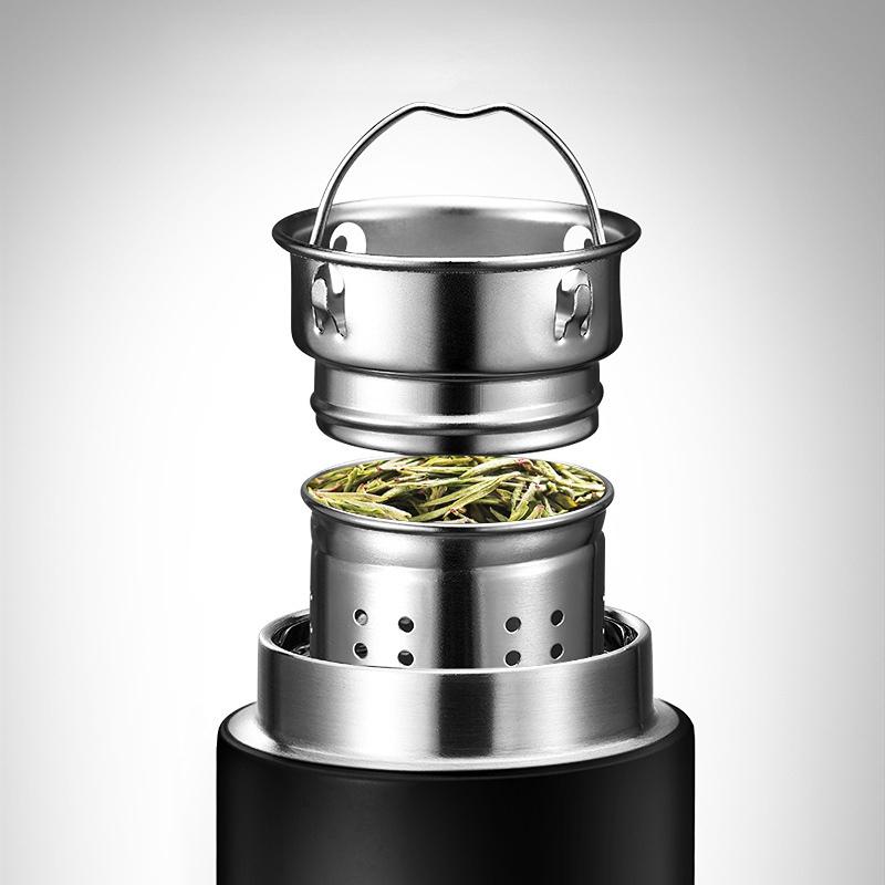 Портативная термокружка большой емкости 500 мл, вакуумные фляги, термокружка из нержавеющей стали, бутылка для воды, дорожная кружка для чая, офисная термокружка