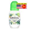 CRYSTAL Deodorant Roll-On Mineral-Rich Vanilla & Jasmine Fragrance, 3 Packs, 66ml