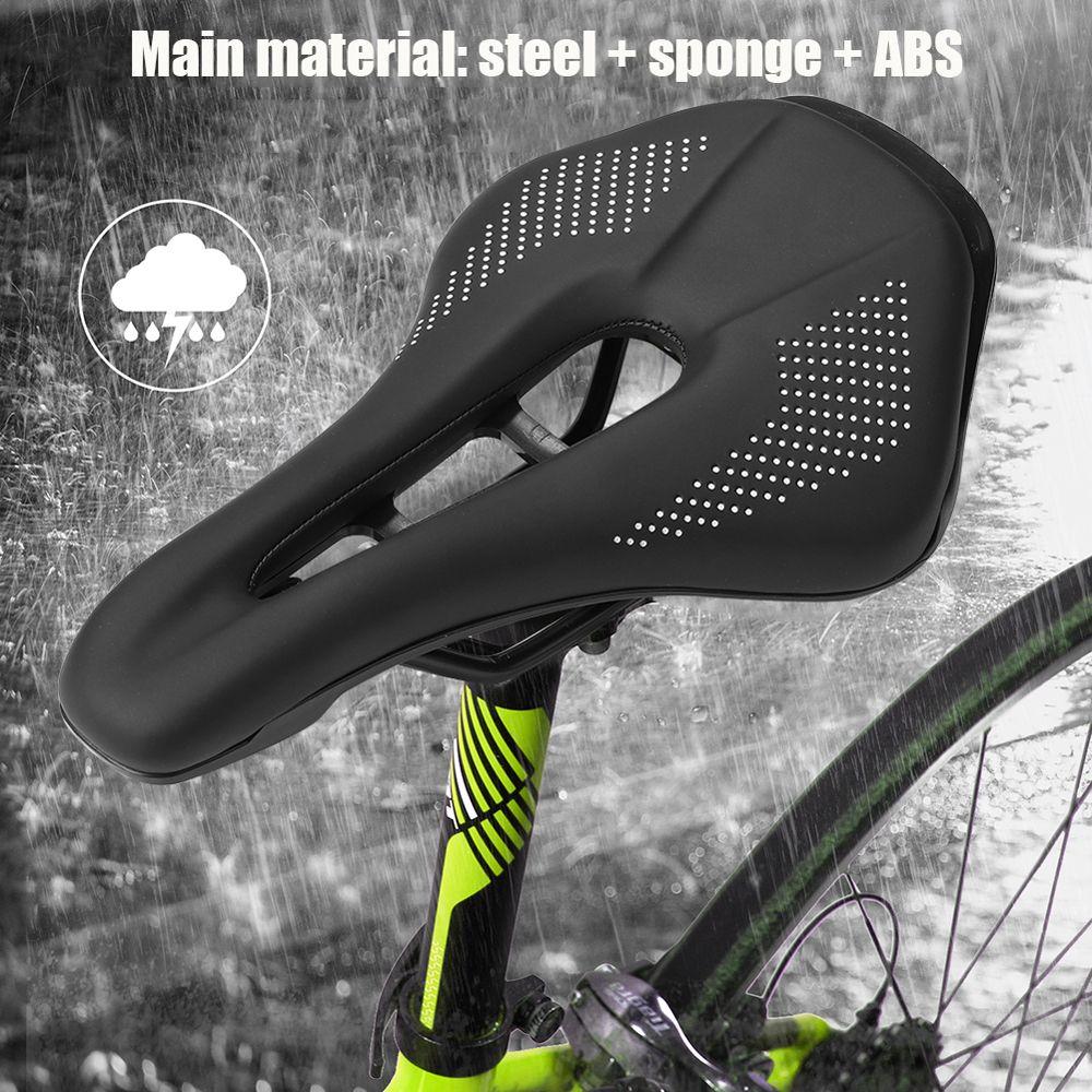 PU Saddle Parts Breathable Leather Gel Filled Seat Cushion Bicycle Seat Cycling Cushion Bike Saddle