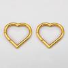 2Pcs 1Pc Charm Stainless Steel Buckle Heart Circular Connector DIY Necklaces Jewelry Making Lobster Buckle Accessories Wholesale