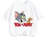 Youth Street Trend Tom And Jerry Tee Summer Soft Casual Round Neck Short Sleeve Children Clothing