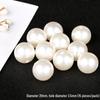 3-30mm Glossy Imitation Pearl Beads for DIY Jewelry: Hairpins, Bracelets, Necklaces, and Decorative Accessories.