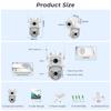 8MP 4K WIFI Camera Outdoor Dual Lens PTZ IP Camera 30M Night Vision CCTV Surveillance Camera Audio Auto Tracking ICSEE