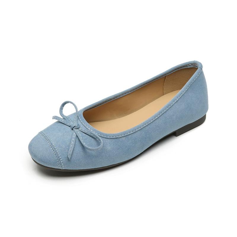 Fashion Women's Shoes 2025 New Fashion Comfortable Soft Sole Casual Shoes Women's Bow-knot Ballet Flats Shallow Mouth Round Toe Loafers