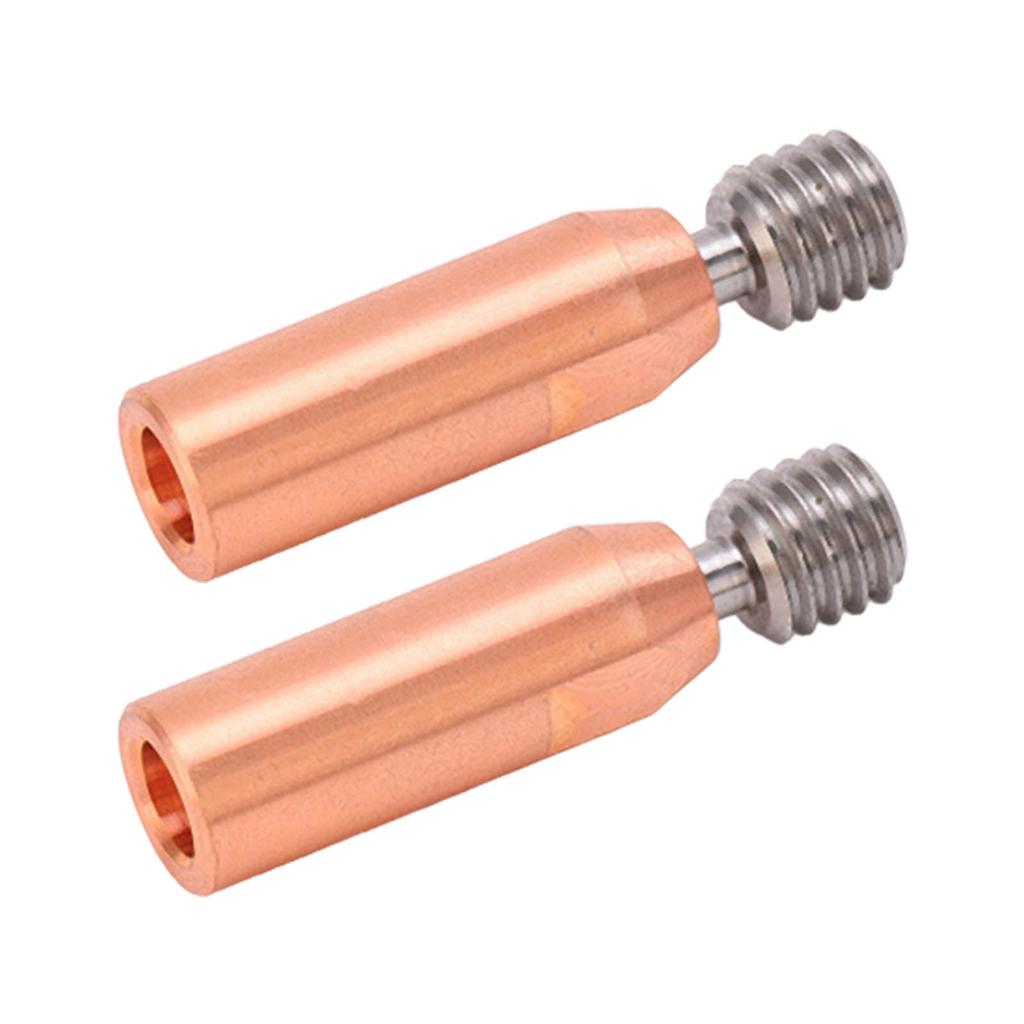 2Pcs 3D Printer Throat Nozzle Ti Alloy Copper Bimetal for Ender 3 3 V2 3 Pro Hotend 1.75mm Bore