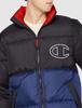 Champion Down Drawcord Big C Logo Size M Men's Jacket, Water-Repellent, Warm, Hem, Color-Changing, Embroidery, Black, (C3-S607)