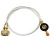 Camping Burner Inflation Valve Connector Quick Connect Automatic Shut Off Valve for Outdoor Camper Grill Stove