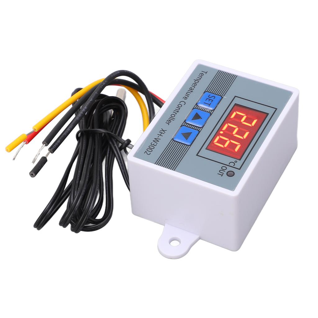 Digital Temperature Controller Thermostat Heating Cooling Switch with Waterproof Probe 10A