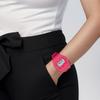 Casio Серия YOUTH - квадраты из силиконового геля, энергичный дофамин, кварцевый механизм, полимерный ремешок, японские и корейские часы, женские часы, розовые F91WC-4A