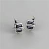 Модные мужские и женские серьги Lucky Luck Square Diamond Earrings High-end Sense Versatile Stud Earrings Simple