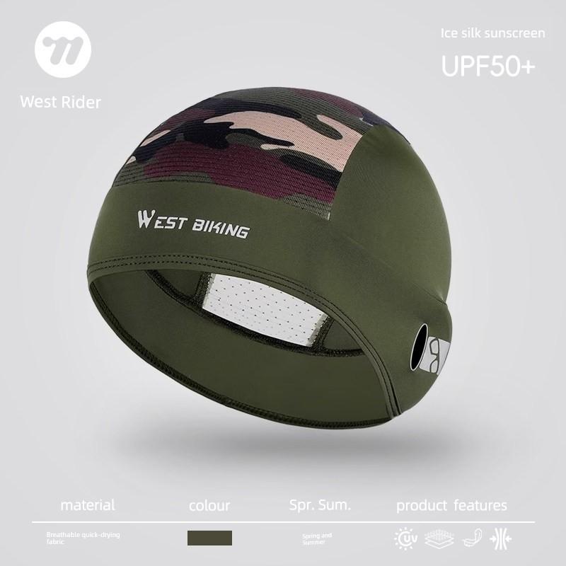 West Rider Summer Ice Silk Cycling Cap Bicycle Sun Protection Headgear Unisex Helmet Liner Breathable Headscarf