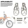 Для мотоцикла KTM Подножки Нержавеющая сталь Педаль 125 150 250 SXF XC 350 450 2018-2024 Эндуро Питбайк Модифицированные Аксессуары
