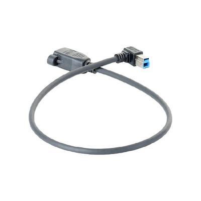 USB B 3.0 Угловой Удлинитель Задней Панели 0.5м Кабель-Адаптер Поддерживает Устройства, Совместимые с USB 2.0