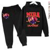 Girls Hoodie Tracksuit KPop Demon Hunters Character Hoodie MIRA HD Print RUMI Autumn Kids Hoodie Set ZOEY Thin Fleece Hoodie Set