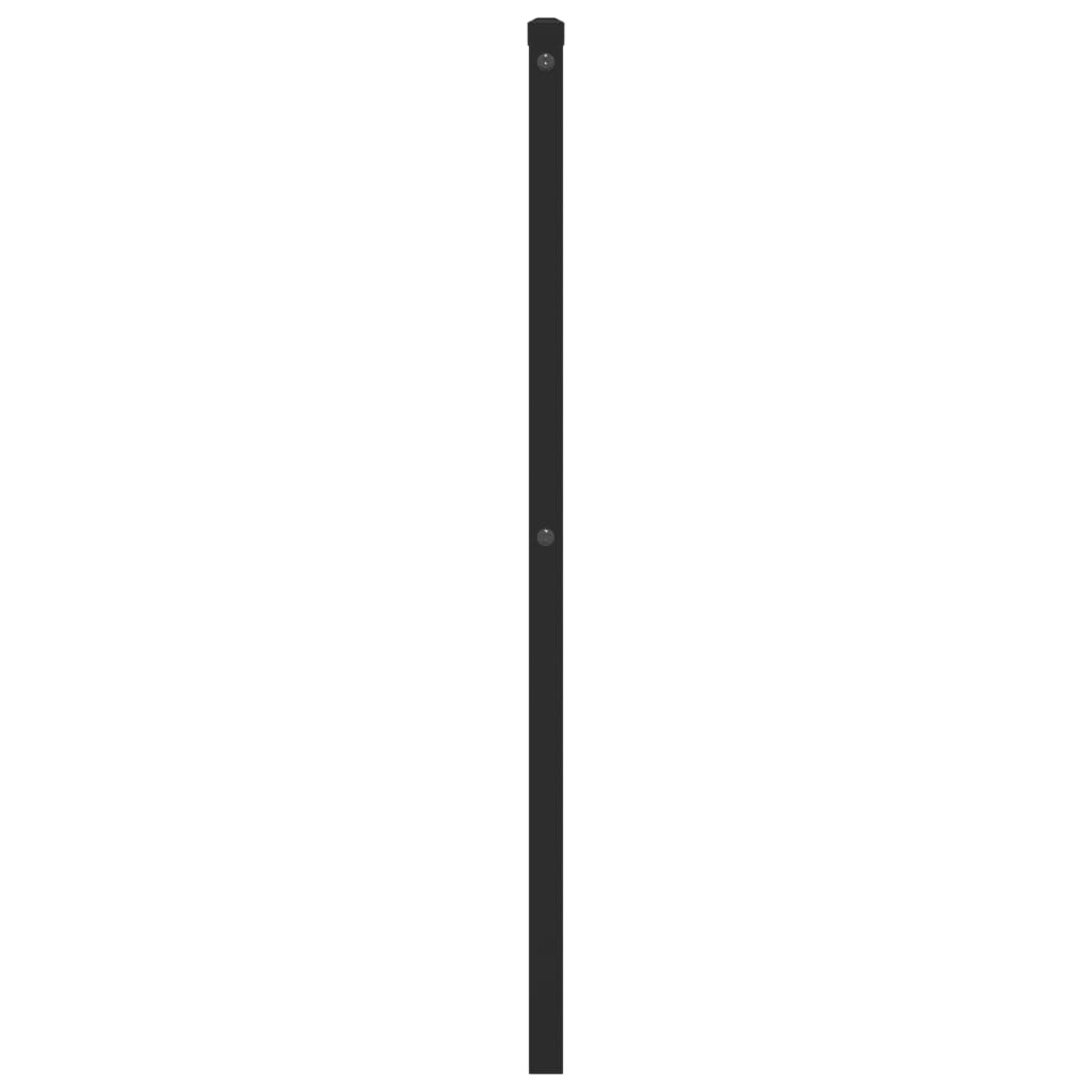 Vidaxl Metalowe Wezgłowie, Czarne, 100 Cm