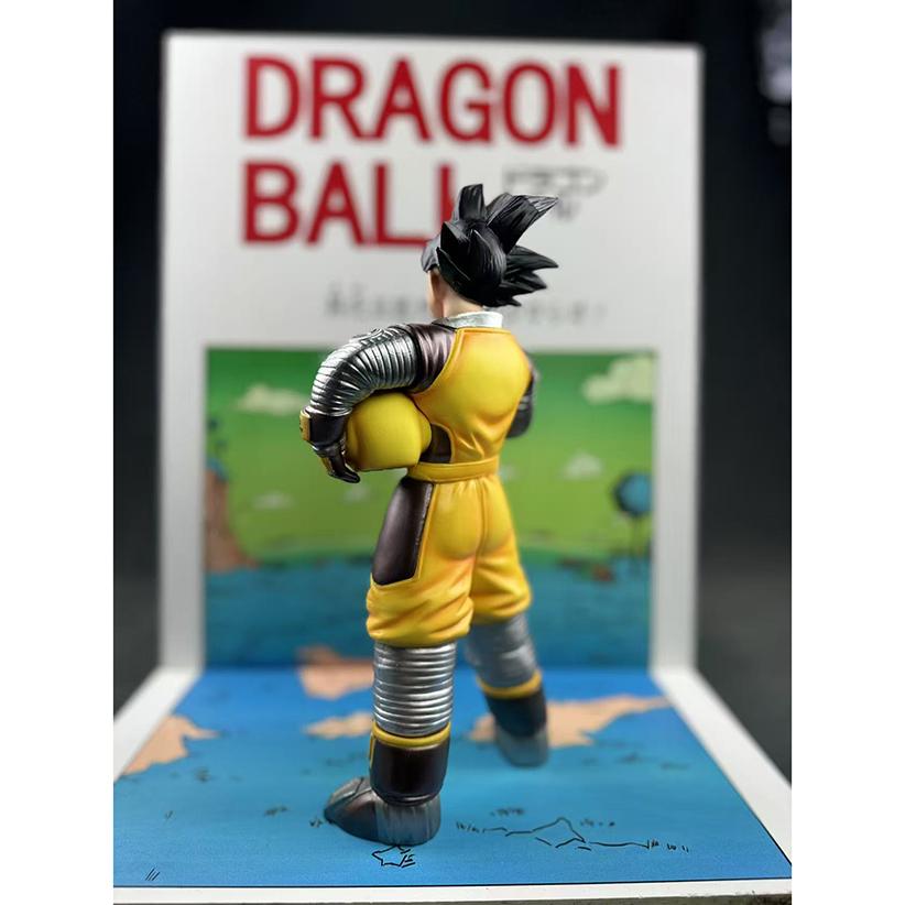 24cm/9.45inch Drogan Boll Z Space Suit Gocool Figure Namek Gocool Super Saiyan Action Figure Pvc Statue Collection Model Toys Gifts