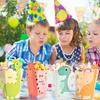 12pcs Multi Color Snack Packaging Bag Dinosaur Themed Snack Treat Boxes Birthday Party