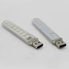 Мини-питьевой USB 5 В 3 постоянного тока шкаф 8 светодиодов шкаф ночник настольная лампа для чтения