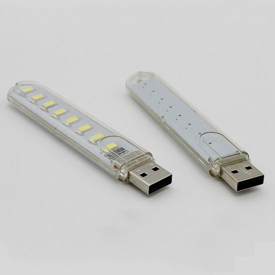 Мини-питьевой USB 5 В 3 постоянного тока шкаф 8 светодиодов шкаф ночник настольная лампа для чтения