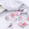 Resin Bow Knot Camellia Duckbill Clip Small Side Clip Korean Style Hair Clip Women Hair Accessories