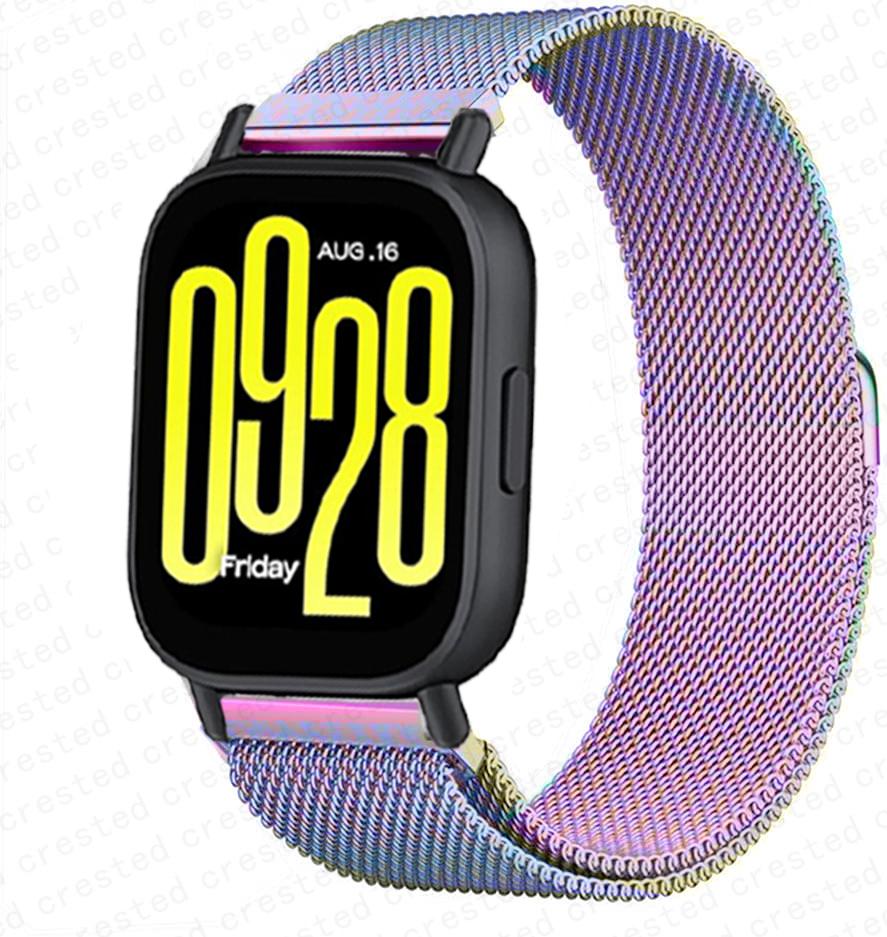 Миланский браслет для Xiaomi Redmi Watch 5 Active Металлический Браслет из Нержавеющей Стали ремешок Redmi Watch 5 Lite Магнитный Браслет