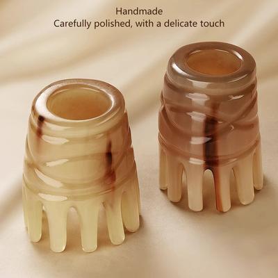 Рог Расческа Профессиональная Парикмахерская Массаж Кожи Головы Против Выпадения Волос Расчески с Широкими Зубьями Для Наращивания