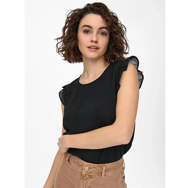 Only Ann Star Frill блузка без рукавов